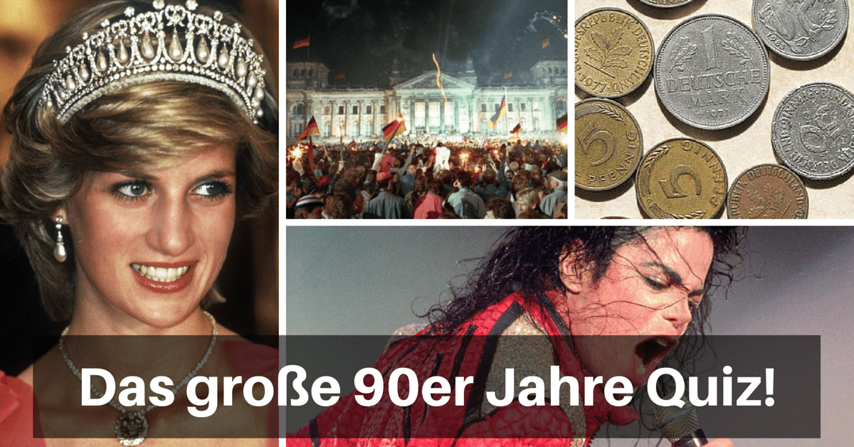 Das große 90er Jahre Quiz!